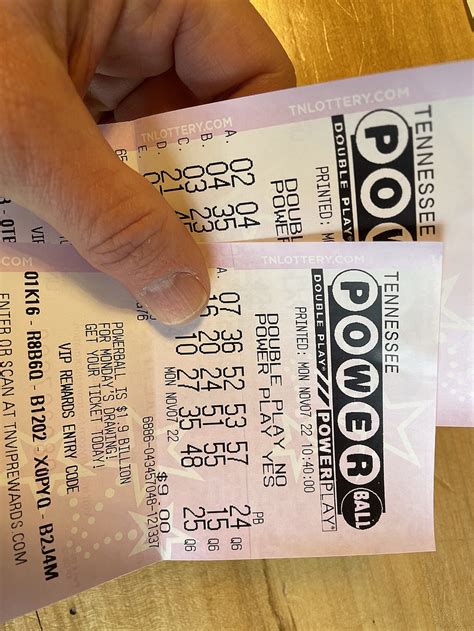 powerball ticket printer.